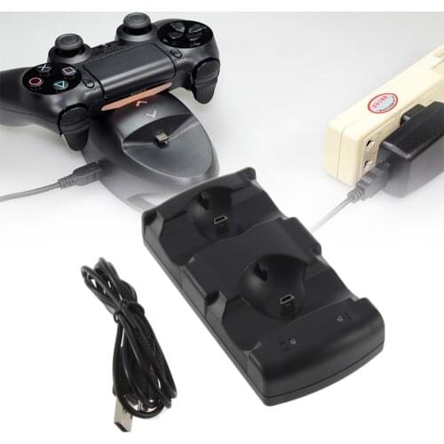 Cool and Awesome 2 in 1 USB Powered Dual Charging Game Station Charger Stand Dock Holder Mount for PS3 Controller
