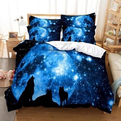 Bedding set duvet cover set 3d bedding digital printing bed linen queen size bedding set fashion design
