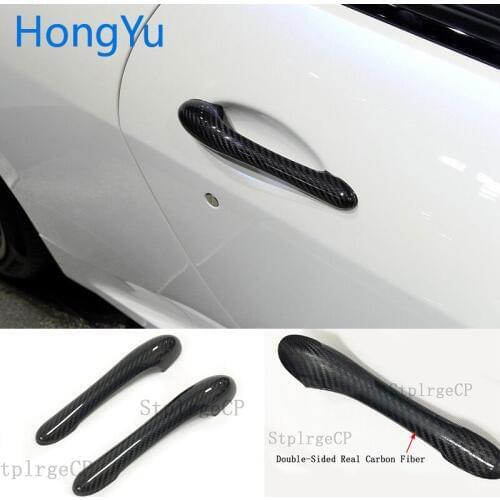 For Maserati GranTurismo S MC GT GTS Coupe 2DOOR 2008-2017 100% real carbon fiber Auto outer door handle cover