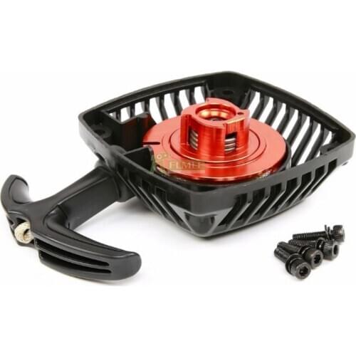 Easy Pull Starter with CNC Turbine Fit for 1/5 HPI ROFUN Rovan KM BAJA Losi 5ive T FG GoPed RedCat