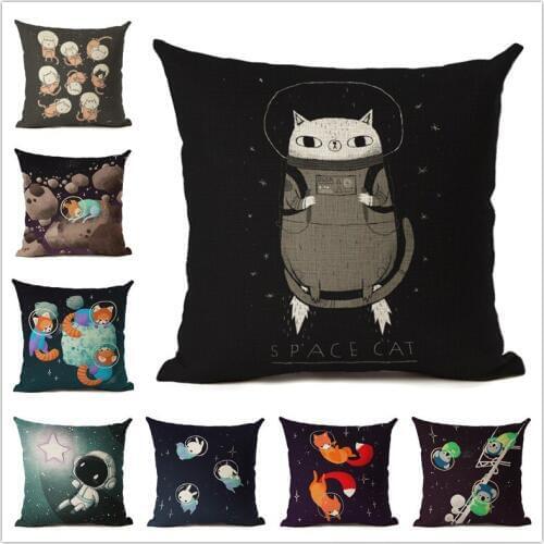 Hot Selling Lovely Animals Cushion Cover Decorative Sofa Throw Pillow Car Chair Home Decor Pillow Case almofadas Cojines