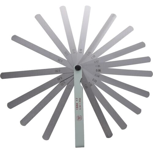 Metric Thickness Feeler Gage Gauge (0.02-1.00mm)