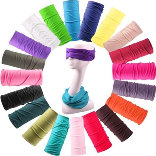 Multifunctional Outdoor Dustproof Sport Magic Scarf Neck Warmer Tube Hiking Cycling Face Mask Head Wrap Bandana Unisex Headband