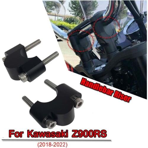 Motorcycle Accessories For KAWASAKI Z900RS Z900 RS 2018 2019 2020 2021 7/8" 22mm Handle Bar Clamp Extend Handlebar Riser Mount