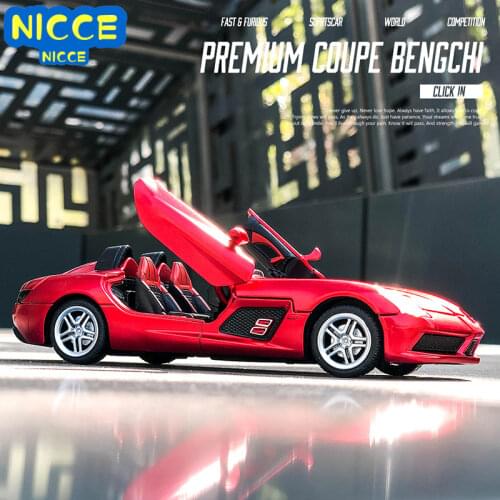 Nicce New 1:32 BENZSLR Alloy Car Model Diecasts & Toy Vehicles Toy Cars Educational Toys For Children Gifts Boy Toy