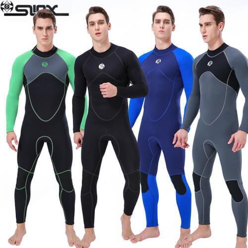 New Men 3mm Cool Black Diving Triathlon Neoprene Men Wetsuit for Swimming Surf Men Scuba Equipment Split