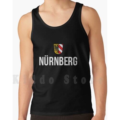 Nurnberg Germany German Flag Tourist Souvenir Badge Tank Tops Vest Sleeveless Germany Pride Local Holiday Tourist