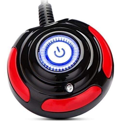 Computer Switch Power Supply on/off Reset HDD Push Round big Button Switch with 160cm Cable Bracket For Desktop PC Computer Host