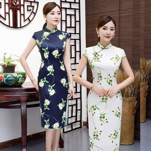 Girl Sexy Slim Cheongsam dress 치파오 Fashion Chinese Cheongsam Skirt Elegant Short Cheongsam Girl Banquet chinese Dress Cheongsam