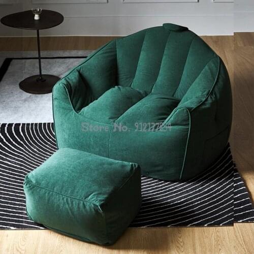 Net Red Lazy Sofa Bean Bag Leisure Recliner On The Ground Single Small Sofa Balcony Bedroom Creative Tatami