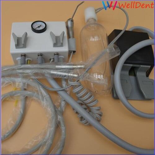Dental Turbine Unit Portable Wall Mount Work with Air Compressor Triplex Syringe Dental Instrument