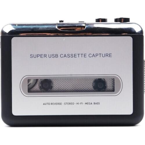 Super USB Cassette Capture Radio Player Portable USB Cassette Tape to MP3 Converter Capture Adapter