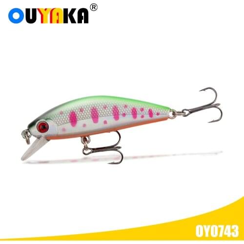 Sinking Minnow Fishing Equipment Lure Weights 9.5g 66mm Bait Articulos Peche Isca Artificial Angeln Wobblers Carp Fishing Leurre