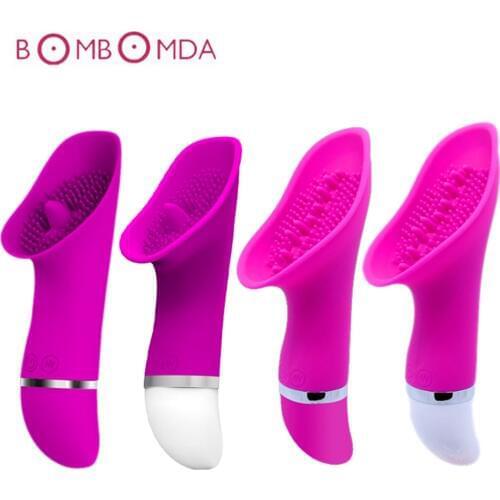 Licking Tongue Vibrator Clitoris Stimulator Clit Blowjob Nipple Sucker Pussy Oral Adult Sex Toys For Women Masturbator