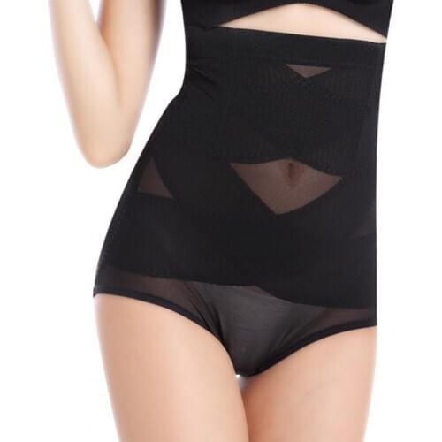Women High-waist Postpartum Belly Pants Cross Compression Body Shaping Briefs