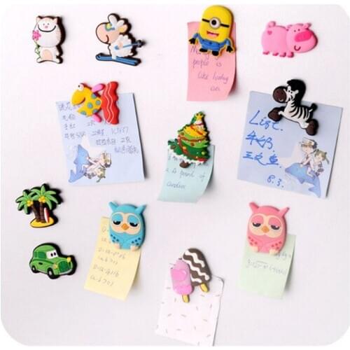 1Pcs Creative Animal Refrigerator Office Magnets For Calendars Whiteboards Home Decor Kitchen Accessories Souvenir Sticker