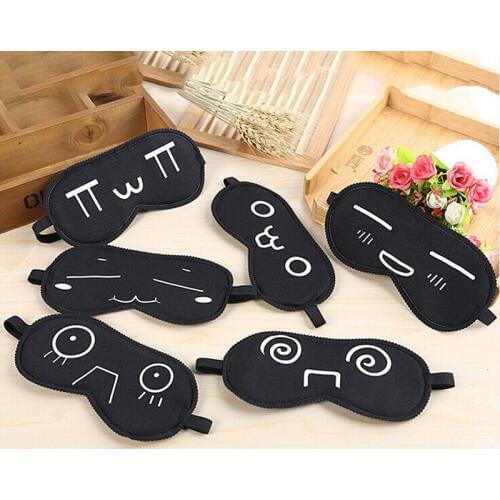 1PC New Pure Silk Sleep Eye Mask Padded Shade Cover Travel Relax Aid Blindfold Polyester Cotton BMPEIC