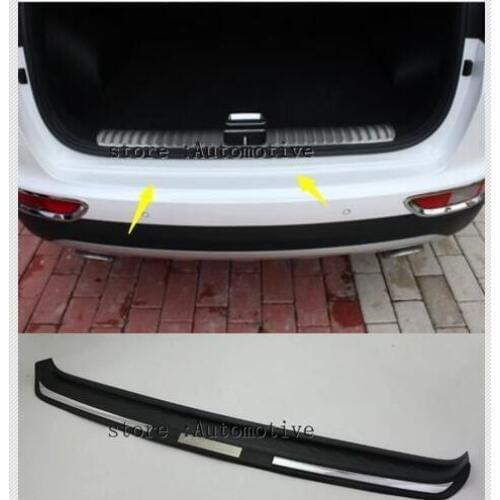 For KIA Sportage KX5 2016 2017 1PCS ABS Plastic Rear Bumper Protector Sill Trunk Trim accessories car styling