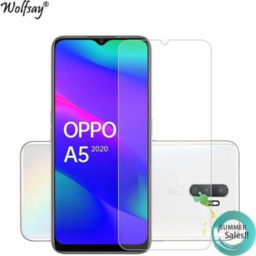 2PCS Glass For OPPO A5 2020 Tempered Glass Screen Protector For OPPO A5 2020 Glass Phone Film For OPPO A5 2020 Protector Film