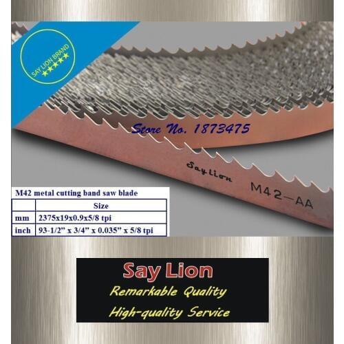 2375x19x0.9x5/8T HSS metal cutting band saw blade M42 Bi-Metal bandsaw