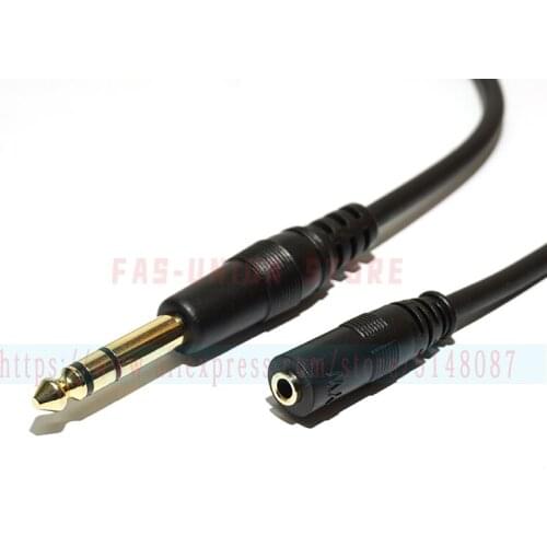 6.5mm to 3.5mm Headphone Adapter TRS 6.35mm 1/4 Male to 3.5mm 1/8 Female Stereo Jack Audio Adapter for Amplifiers Guitar/Mixer