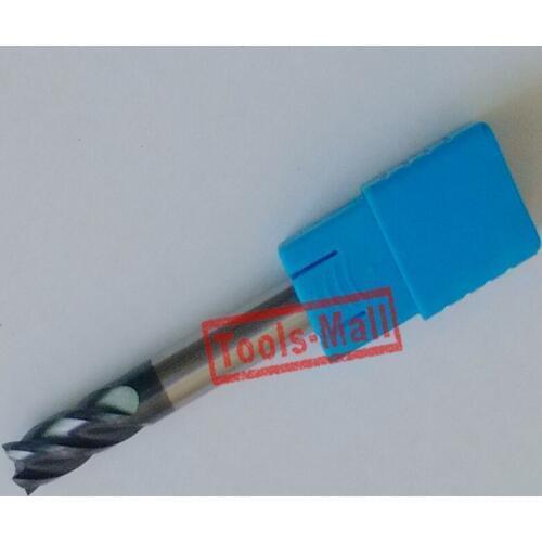 8mm D8*25*D8*75 4 Flutes HRC60 Flat Square End mills Milling cutters CNC Spiral Router bits carbide cutter CNC tools