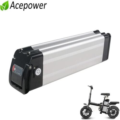 36Volt EBike Silver Fish Battery 36 V 24.5Ah 21Ah 15Ah 10Ah Electric Bike Battery for 36V 500W 350W 250W Folding Bike City Bikes