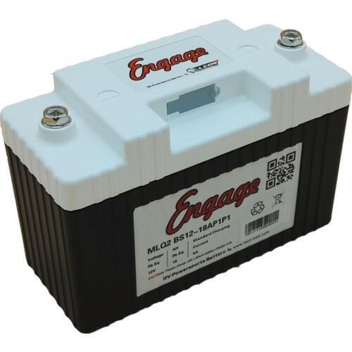 Motorcycle Battery 270CCA Lithium Iron Powersports battery Lightweight starting batteries Engage BS12-18AP1P1