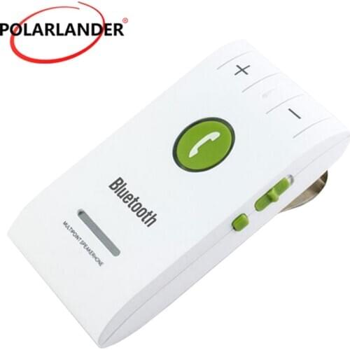 Car Bluetooth Car Kit Handsfree 4.0 Bluetooth Vehicle Speaker Phone Universal Car Auto Sun Visor Micro USB Charging Music Player