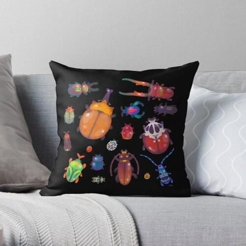 Beetle Throw Pillow Cushion Cover Polyester throw pillows case on sofa home living room car seat decor 45x45cm