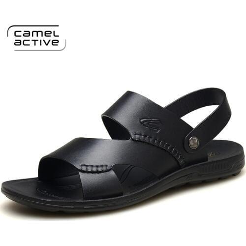 Camel Active 2019 New Genuine Leather Quick-Dryin Sandals Summer Quality Casual Sneakers Anti-Slippery Outdoor Beach Shoes 37566