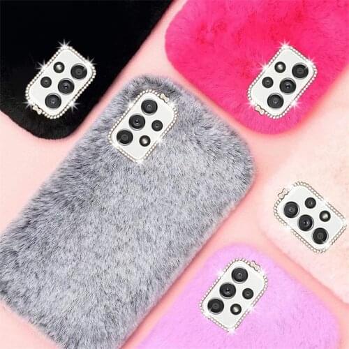A52 A02S Case For Samsung S20 FE S21 Plus A42 A51 A71 A50 A70 Note 8 9 10 20 Ultra A41 A21S A32 A12 A72 Plush Warm Case Cover