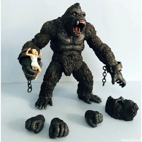 Movie King Kong Action Figure Kingkong Figurine Collection Model Toy Gift 18cm 7inch