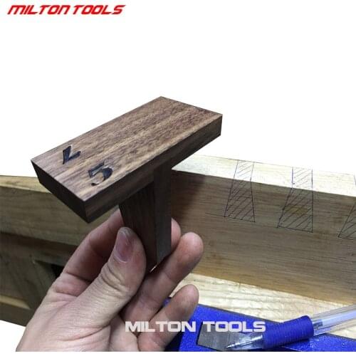 Janpnese Black walnut Dovetail Saw Guide 1:4 1:5 1:6 1:7 1:8 90°dovetail Joinery Cutting Guide Angle Saw Guide Woodworking Tool