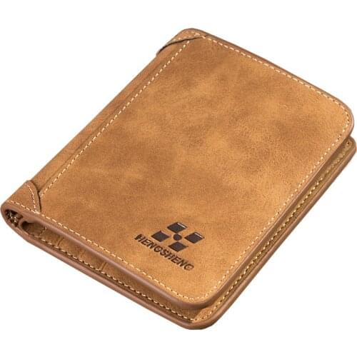 Wallet Frosted Short Wallets 2021 Men Wallet Coin Pocket Mens Leather Wallet Credit Card Holder Clutch Coin Purse Luxury Brand