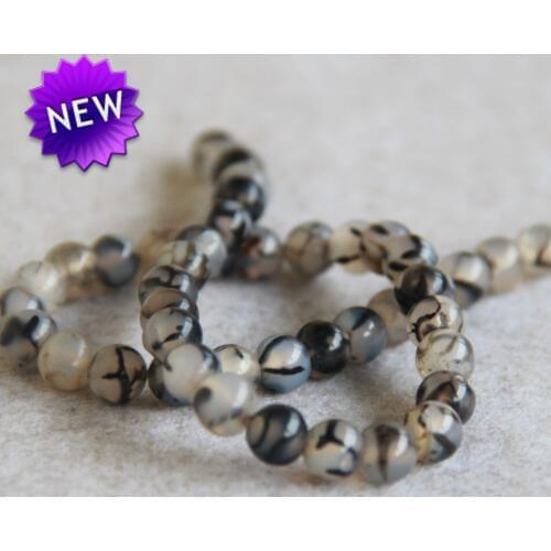 Min Order1)8mm Fashion New multicolor Onyx beads Round DIY chalcedony Loose stones 15" Jewelry making design wholesale