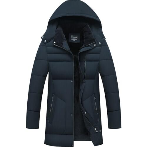 2020 Winter Parkas Men -20 Degrees Celsius Thicken Warm Men Jacket Hooded Coat Fleece Mans Jackets Outwear Jaqueta Masculina