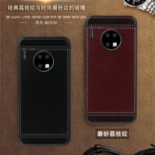 For Huawei Mate 30 Case TAS-AL00 TAS-TL00 6.62 Inch Black Red Blue Pink Brown 5 Style Phone Soft TPU Huawei Mate 30 Cover