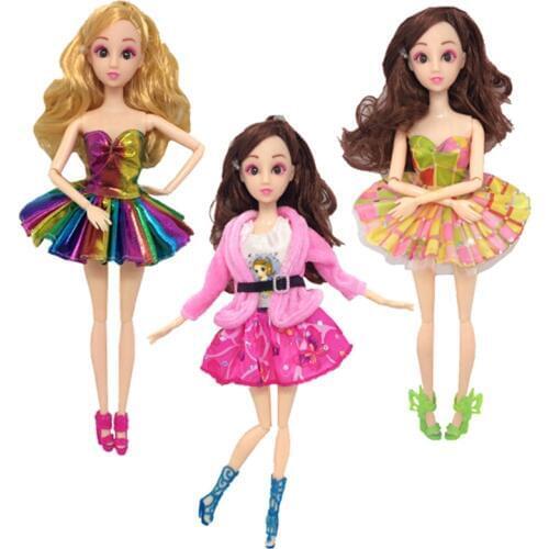 Doll Outfit Beautiful Handmade Party Clothes Multi Styles Dress For Noble Doll Best Child Girls'Gift