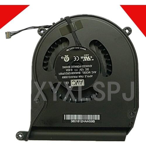 New original Laptop cpu for Apple MACBOOK Mac Mini A1347 cooling fan MC270 MC438 MC815 MC816 610-0069 BAKA0812R2UP001 radiator