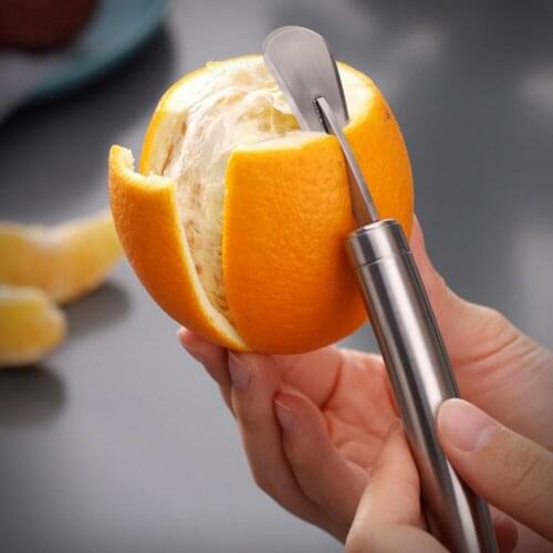 Orange Peeler Stainless Steel Lemon Orange Peeler Practical Fruit Grapefruit Opener Cutter Kitchen Gadgets For HouseholdSupplies