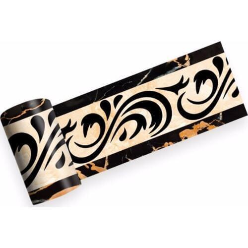 Funlife Self adhesive hotel kitchen creative baseboard white stickers Nordic marble kitchen style self adhesive wall sticker