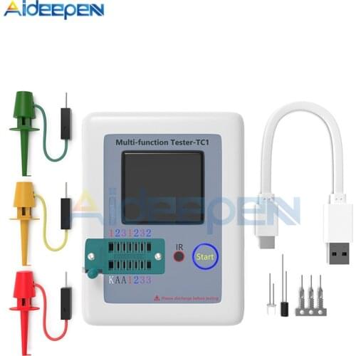 T7 TC-T7-H TCR-T7 LCR-TC1 Colorful Display Multifunctional TFT Backlight Transistor Tester For Diode Triode Capacitor Resistor