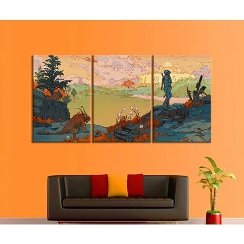The Outer Worlds HD Game Poster Decorative Painting Modern Home Soft Outfit Bedroom Living Room Decoration Painting