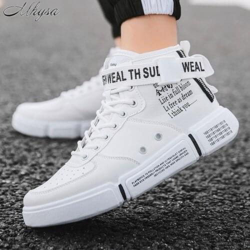 WYHAEE Men's High Top Sneakers