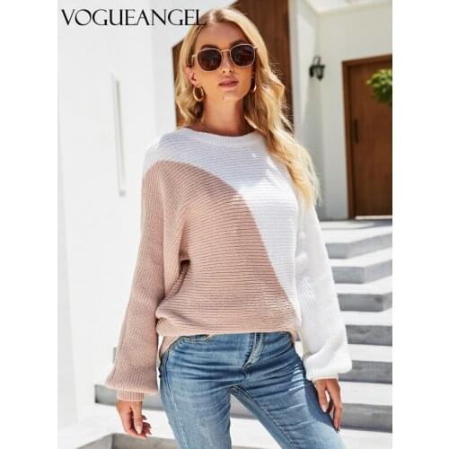 Women Knitted Sweater Fashion Oversized Pullovers Ladies Winter Loose Sweater Street Style Bat sleeve Women Jumper Sueter Mujer