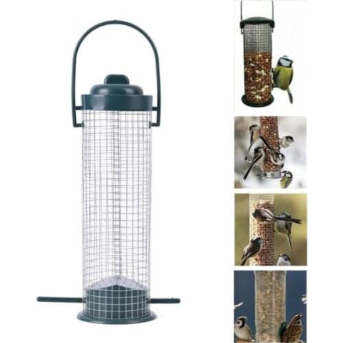 1PCS Bird Feeder Park Bird Supplies Pet Products Bird Wild Outdoor Garden Hanging Ports Seed Plastic Feeder Drop shipping