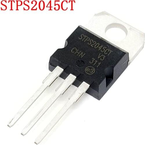 10pcs STPS2045CT TO-220 STPS2045C TO220 45V 20A STPS2045 new original