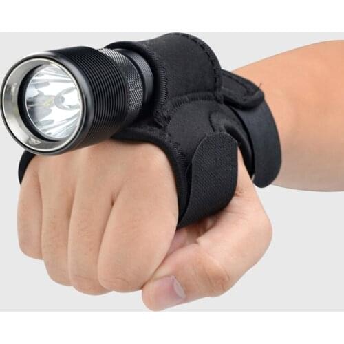 2021 Durable Light Holder Soft Glove Soft Handmount For SCUBA Dive Diving Underwater Led Torch Flashlight