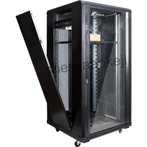 22U Cabinet Web Server Cabinets network rack server stored program controlled switching cabinet monitor 1pc